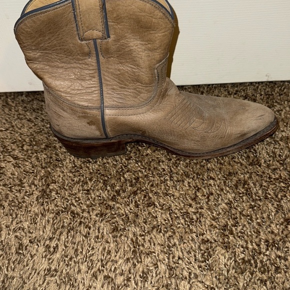 Frye Leather Ankle Short Western Boots - Picture 5 of 8